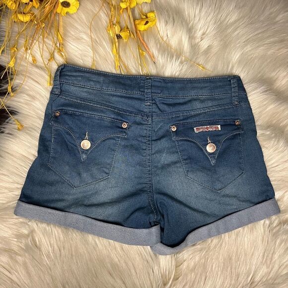 Hudson medium washed stretchy denim shorts sz 14 - Picture 4 of 8